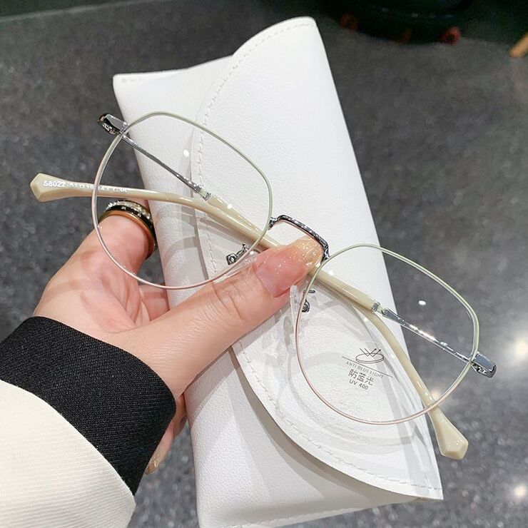 Металлические очки с защитой от синего света Blue Block FENQI F58022