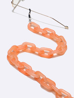 Metal glasses chain with hollow stars and moons GL1313