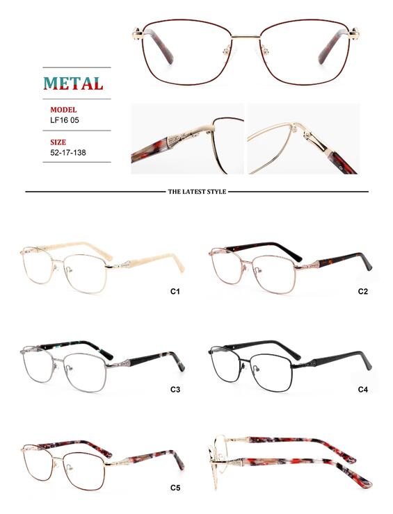 Оправа для очков металлическая с флексом Big City LF1605