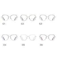 Оправа металлическая с линзами блю-блокерами MORE 3095