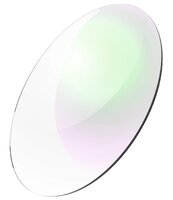 Тонкие линзы 1.61 Blue Cut, Ø65/70/75 мм, защита от синего света, с зелёным бликом (цена за пару!) материал акрил