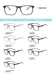 Оправа для очков пластиковая из материала TR90 MU01-02