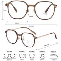 Оправа пластиковая из материала TR90 с линзами Blue Ray Cut MAMO K1008