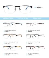 Металлическая оправа с дужками из материала TR-90 со встроенным флексом MR1012