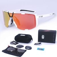 Safety shockproof sports goggles+3 caps Wast00000craft