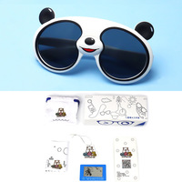 Polarized silicone sunglasses with UV400 protection for kids T22087