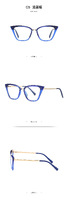Plastic frames for glasses TR90+CA material (flex hinges) FOCUS FCS2069
