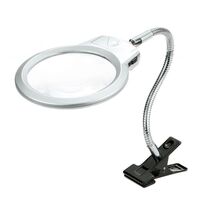 Tabletop magnifying glass with backlight 15122-2B-XX, magnification: 2,5X, 5X