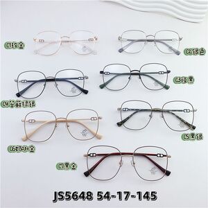 Оправа металлическая, линзы с Blue Block покрытием SANTA JS5648