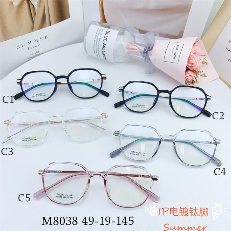 Оправа гибридная, титановый сплав + TR90 SANTA M8038