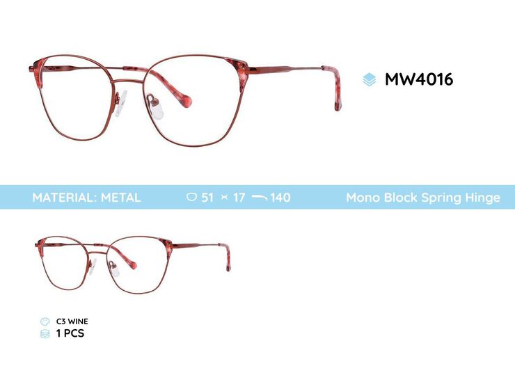 Оправа для очков металлическая женская MW4016