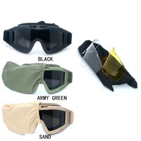 Safety shockproof tactical goggles +3 caps 蝗虫001