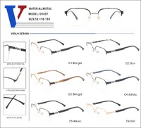 Оправа металлическая полуободковая с флексом D1037-DA