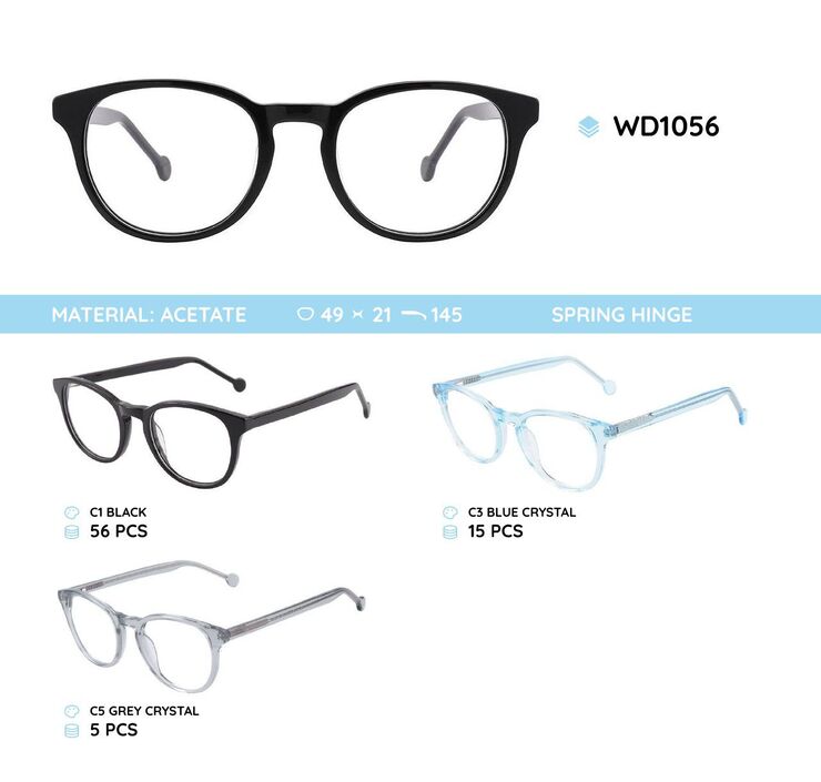 Plastic frames for glasses acetate material WD1056