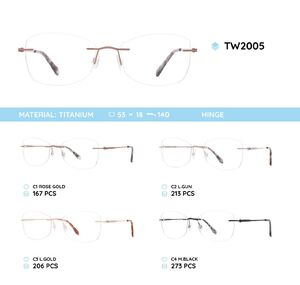 Оправа металлическая титановая TW2005