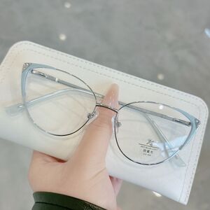 Combined frame (metal + TR90) with Blue Ray Cut protection lenses and flex MAMO S11508