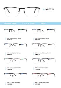 Металлическая оправа с дужками из материала TR-90 MR0053