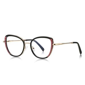 Оправа женская металлическая + TR90, линзы-блюблокеры с защитой от ультрафиолета и синего света More FCS3147