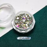 Набор страз с плоским дном для украшения оправ и очков WY-21,цена за упаковку, мин. заказ - 3 уп