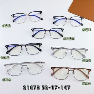Hybrid metal + TR90 frame with Blue Block coating SANTA S1678