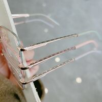 Metal frame MAMO with Blue Ray Cut protection lenses and flex F97012