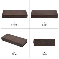 Sunglasses and eyeglasses genuine leather case with 8 slots CF4013