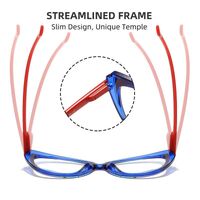 Очки для чтения женские пластиковые из поликарбоната с защитой Blue Ray Cut и флексом KY238