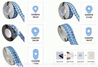 Липкий сегмент (липучки, слиперы) для линз, голубой цвет OA029