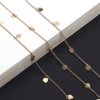 Metal gold color eyeglasses non-slip chain, 8 types GL1136111