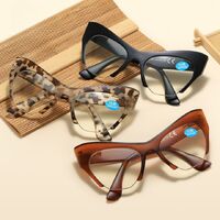 Reading PC plastic glasses with Blue Ray Cut protection and spring hinges for women KY231, diopters from +1.00 to +4.00