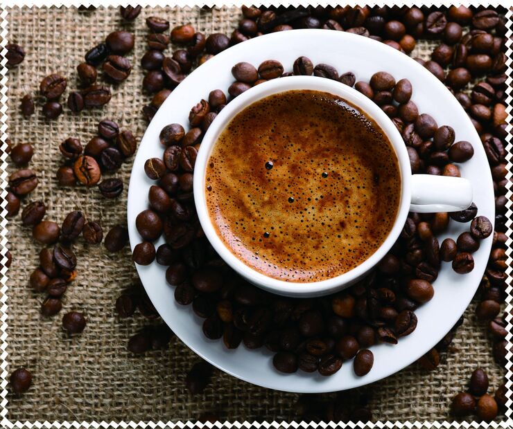 Glasses cleaning cloth with a pattern, microfiber material, individually wrapped ЧАШКА КОФЕ, 17.5*14.5 cm