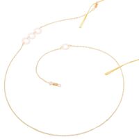 Metal non-slip chain, with round shell, for glasses and masks GL166