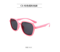 Polarized silicone sunglasses with UV400 protection for kids T11041