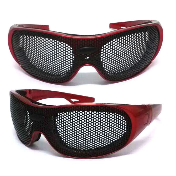 Mesh protective shockproof sports glasses, an alternative to corrective glasses, with removable temple BP-6001M