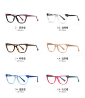 Plastic frames for glasses TR90+CA material (flex hinges) FOCUS FCS2040