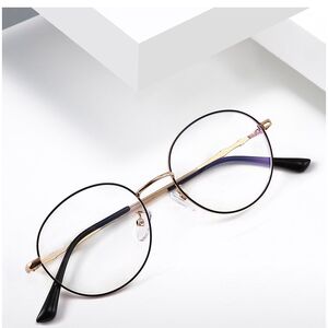 Metal glasses with blue light and UV protection 9642-3-GT