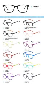TR-90 plastic frames for glasses, with spring hinges MB03-02