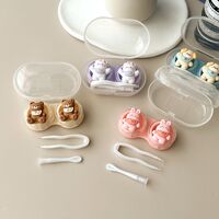 Мини-набор для мягких контактных линз PP-X67水饺领结熊兔