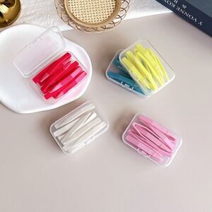 Set of 10 mini soft contact lens kits JM夹十个装（实色）