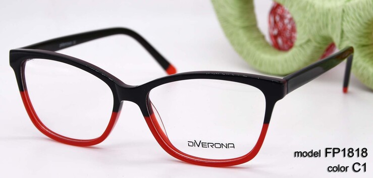 Plastic frames for glasses acetate material DIVERONA FP1818