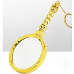 Magnifier, magnifying glass with handle S花柄60-XX, diameter: 60 mm, magnification: 10X