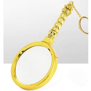 Лупа, увеличительное стекло с ручкой S花柄60-XX, диаметр: 60 мм, увеличение: 10Х