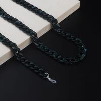 Acrylic non-slip chain, with 12 colors, for glasses and masks GB039
