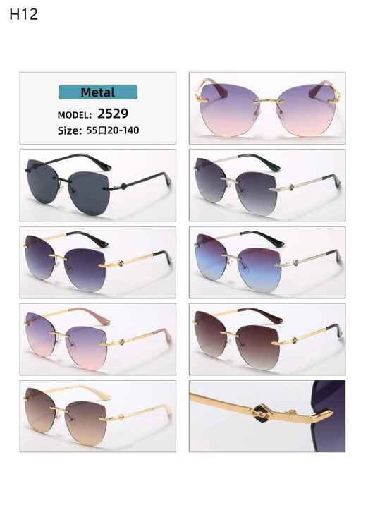 Polarized metal sunglasses H12 Matrix MT2529