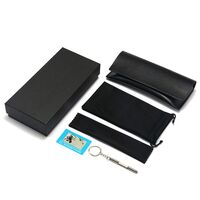 Sunglasses and eyeglasses hard shell case + extra kit HD005
