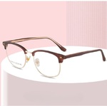 Combined frame (metal + TR90) or glasses with blue light protection, with spring hinges FA87127