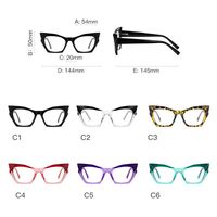 Plastic TR90 frames for glasses with Blue Ray Cut protection and flex hinges FOCUS FCS2158