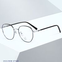 Metal frames with Blue Ray Cut lenses MAMO H5539