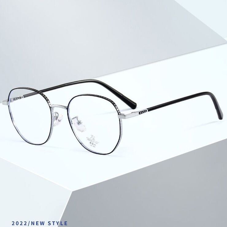 Metal frames with Blue Ray Cut lenses MAMO H5539