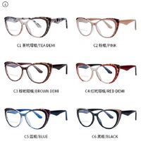 TR90 plastic frame or glasses with blue light protection, with spring hinges FA87234